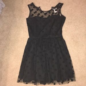 Black Polka dot dress